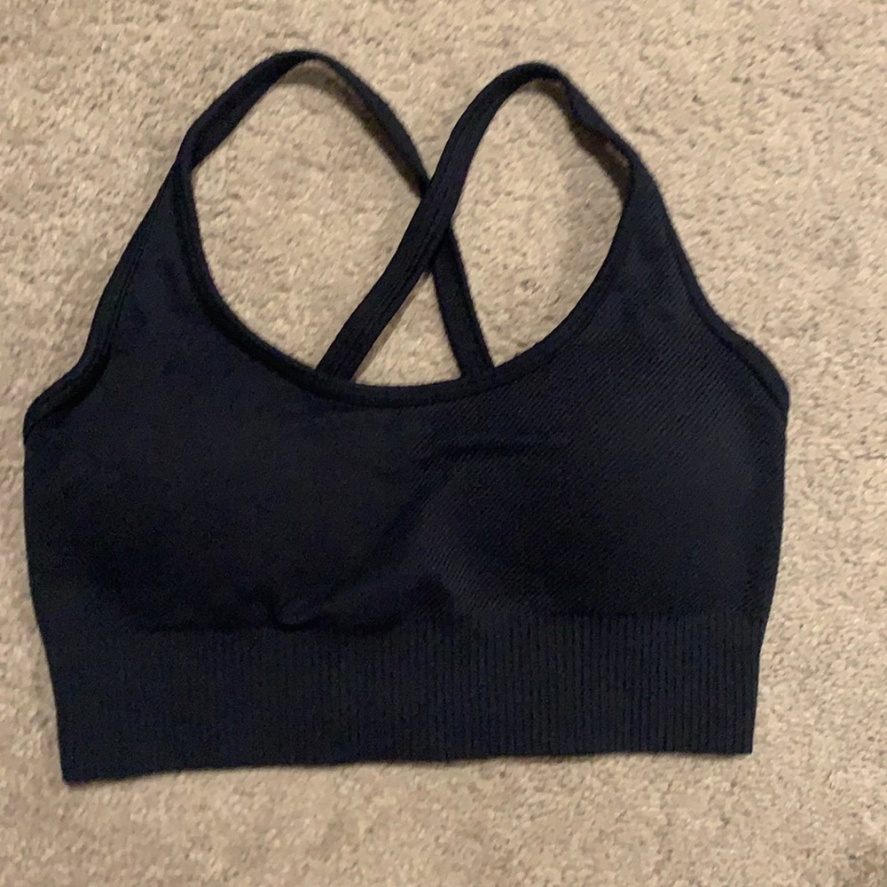 Zyia Black angle performance grid bra RC